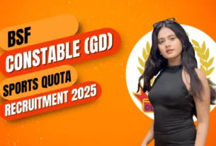 BSF Constable Sports Quota Bharti for 10th 12th Pass