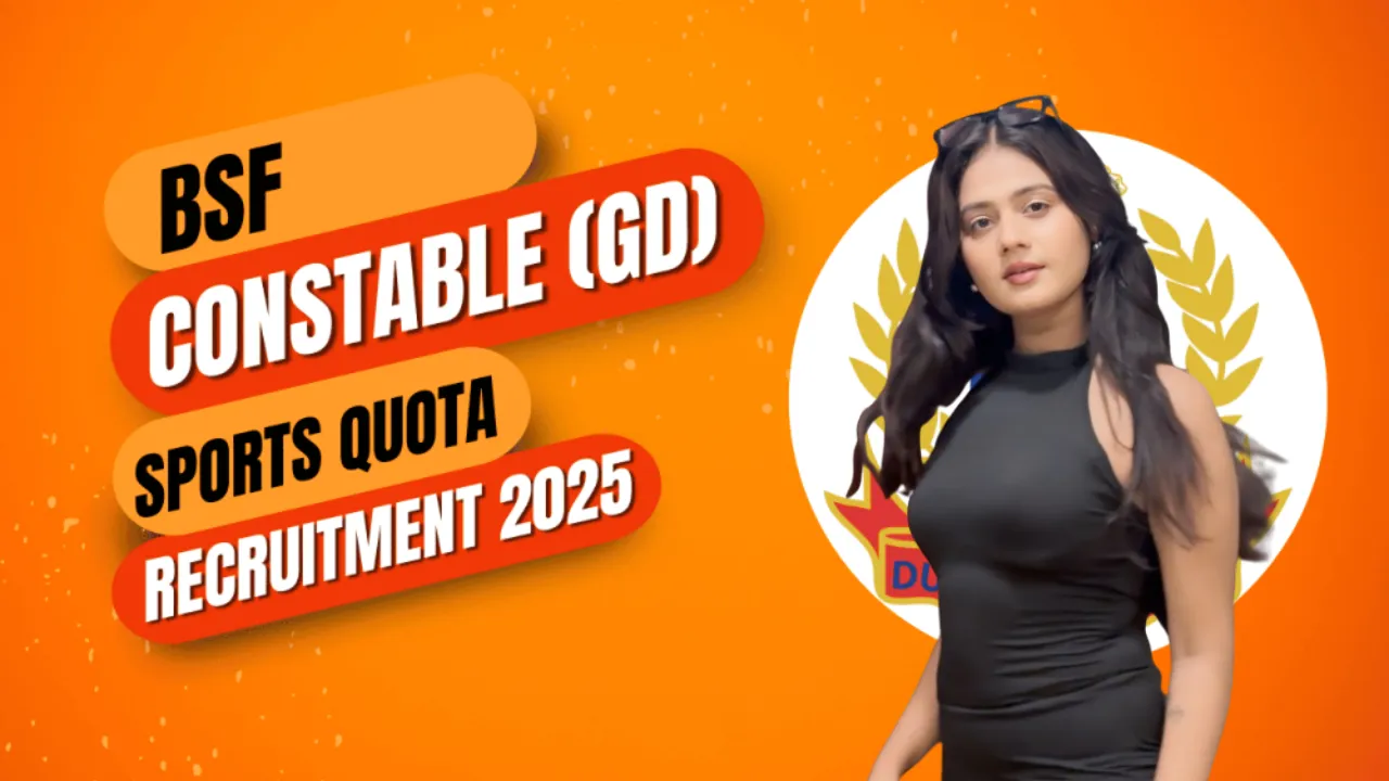 BSF Constable Sports Quota Bharti for 10th 12th Pass