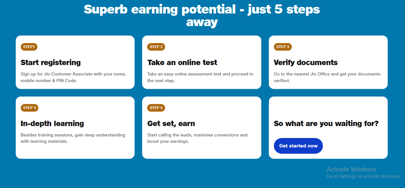 Jio Work from home Recruitment