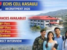 ECHS Cell Kasauli Recruitment for 8th,10th, 12th & Graduate Pass