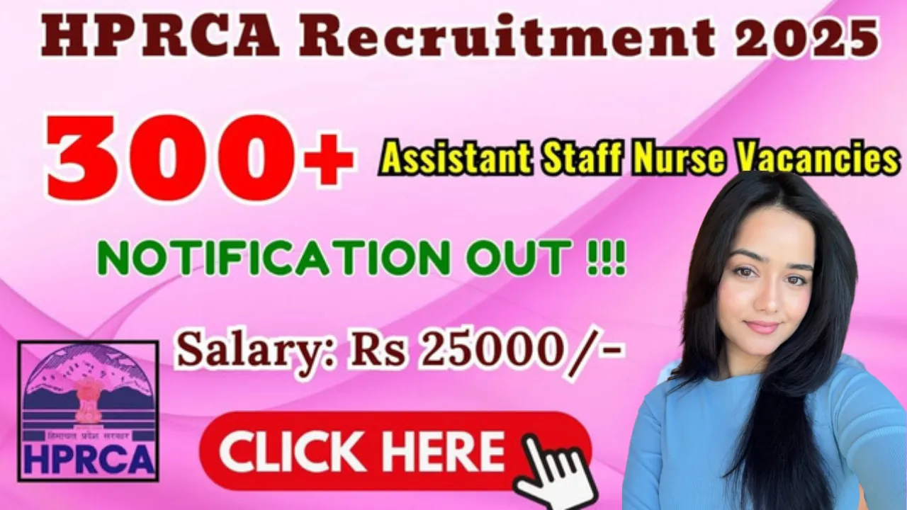 HPRCA Hamirpur Assistant Staff Nurse Vacancy 2026