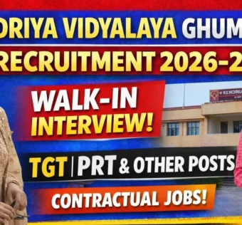 Kendriya Vidyalaya Ghumarwin Recruitment 2026 for TGT & PRT