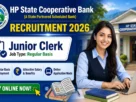 HP State Cooperative Bank Recruitment 2026 for Junior Clerk