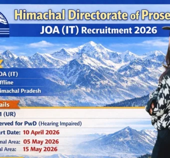 Himachal Directorate of Prosecution JOA IT Recruitment 2026