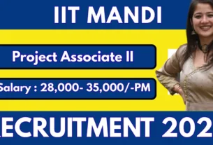 IIT Mandi Recruitment 2026 for Project Associate-II