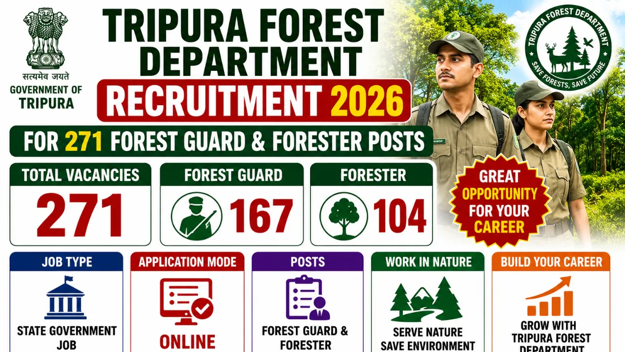 Tripura-Forest-Department-Recruitment-2026-for-271-Forest-Guard-Forester-Posts